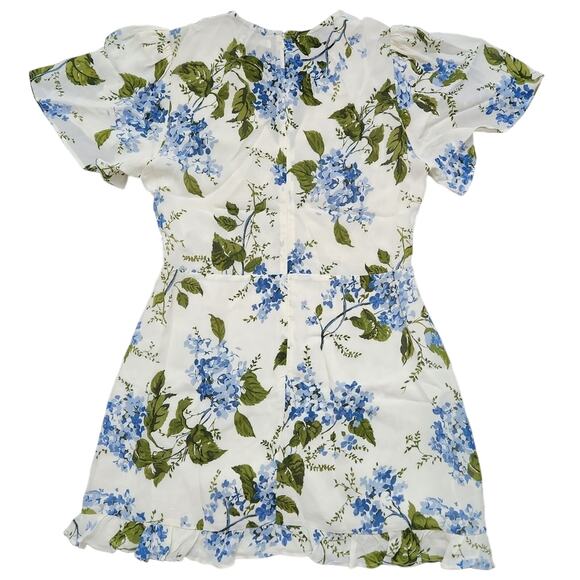 Reformation Mya Riviera Floral Mini Dress Size 10 - Picture 6 of 9